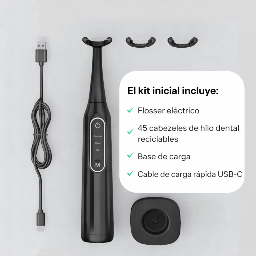 Purefloss™: Hilo Dental Eléctrico