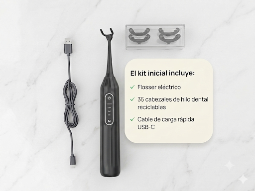 Purefloss™ | Hilo Dental Eléctrico Sónico